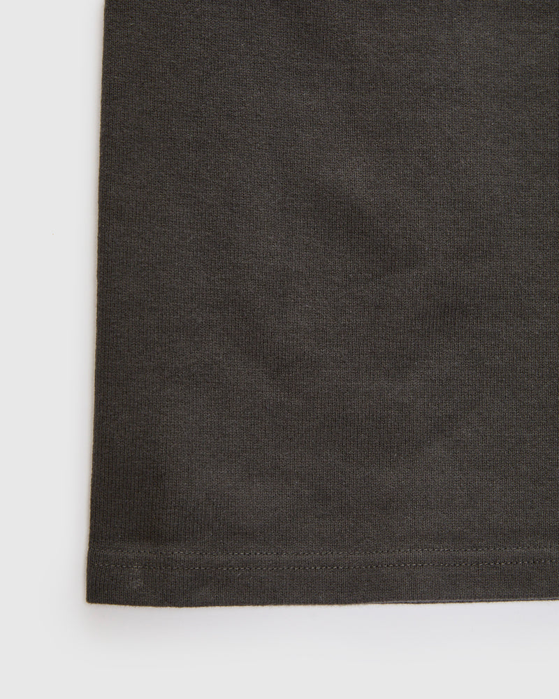 Double Heavyweight 12.1oz T-Shirt in Sumi Black