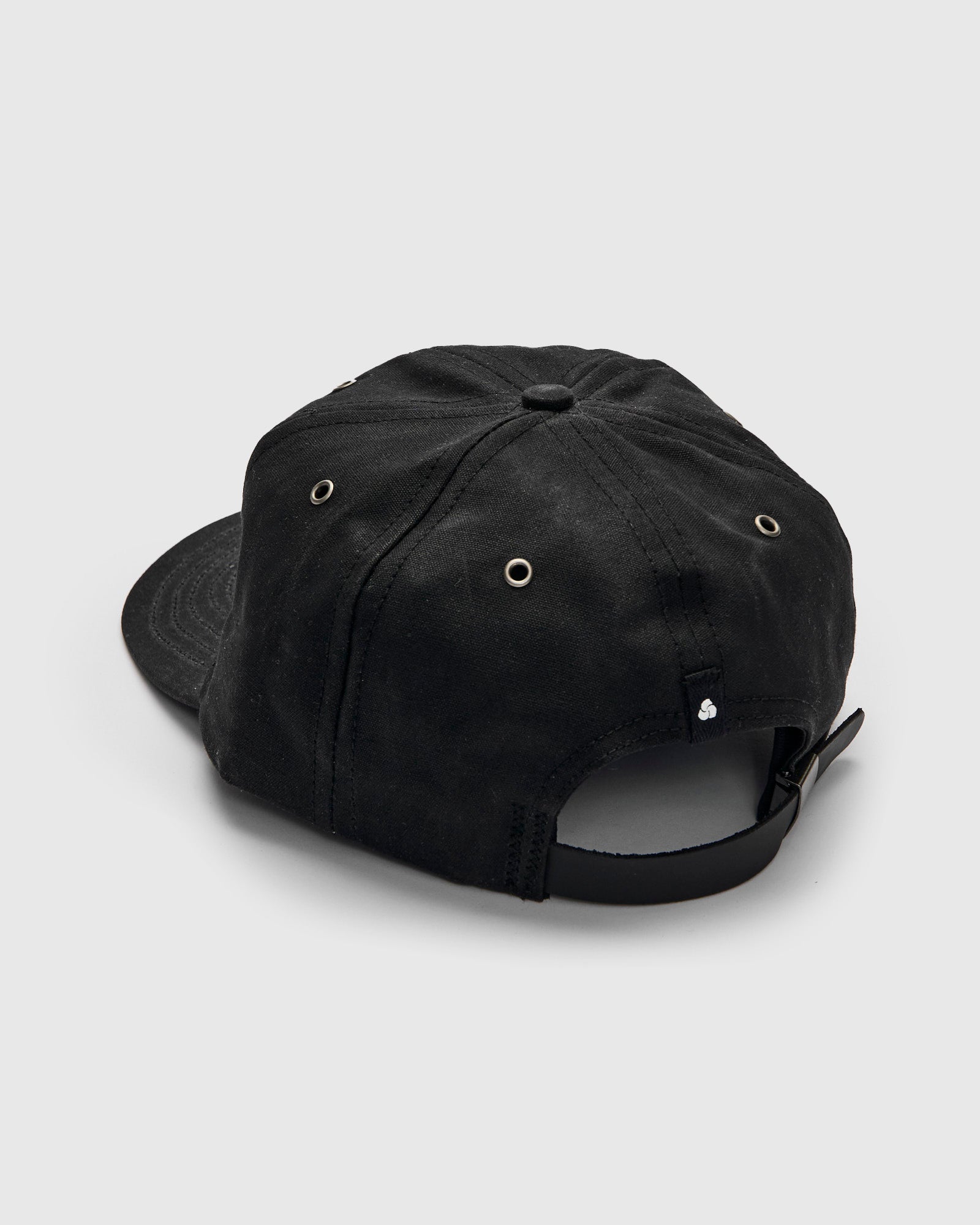 Waxed Canvas Baseball Cap in Black – Blue Owl Workshop