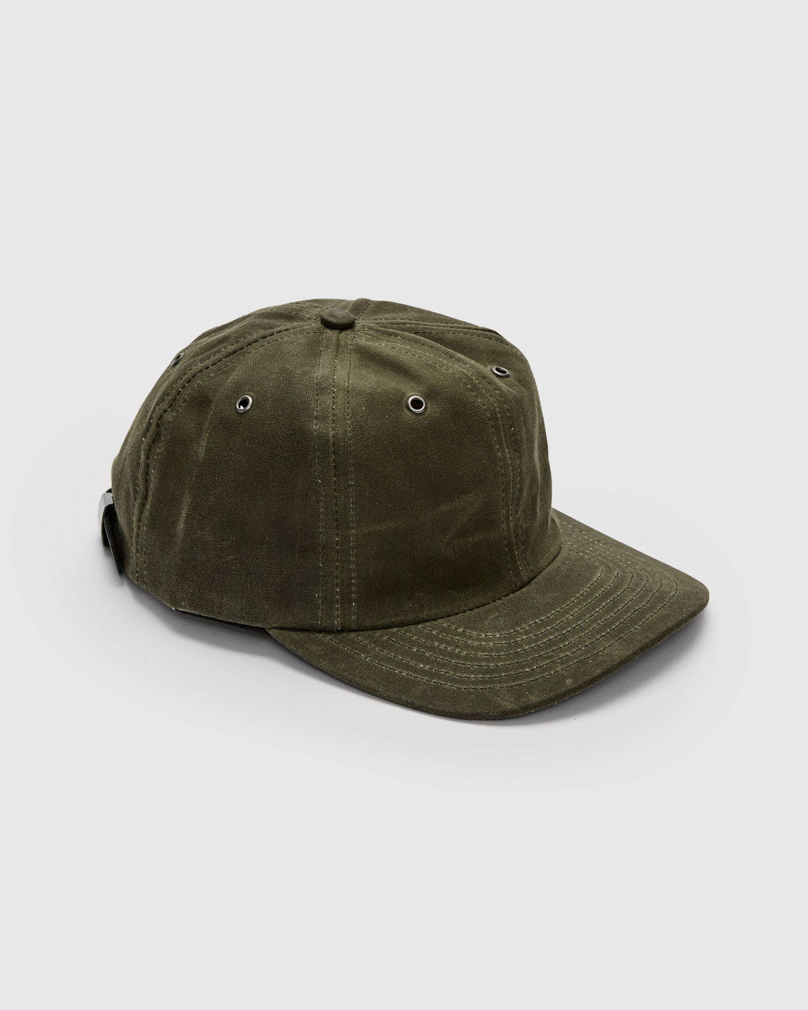 Waxed Canvas Baseball Cap in Olive – Blue Owl Workshop