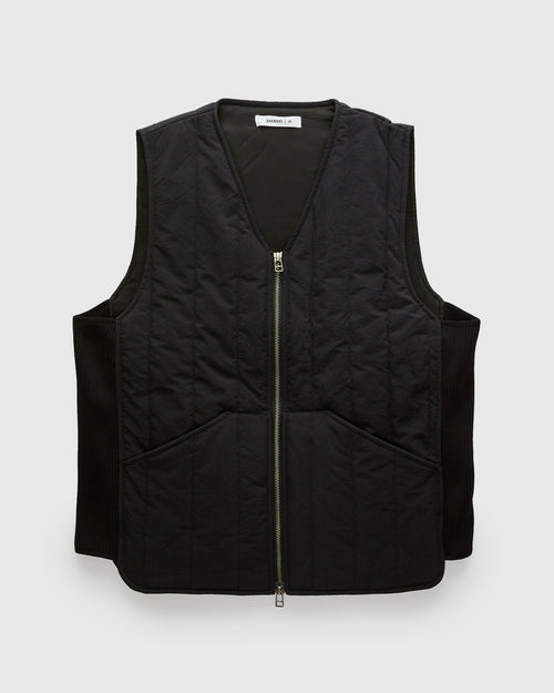 Liner Vest in Black Ripstop