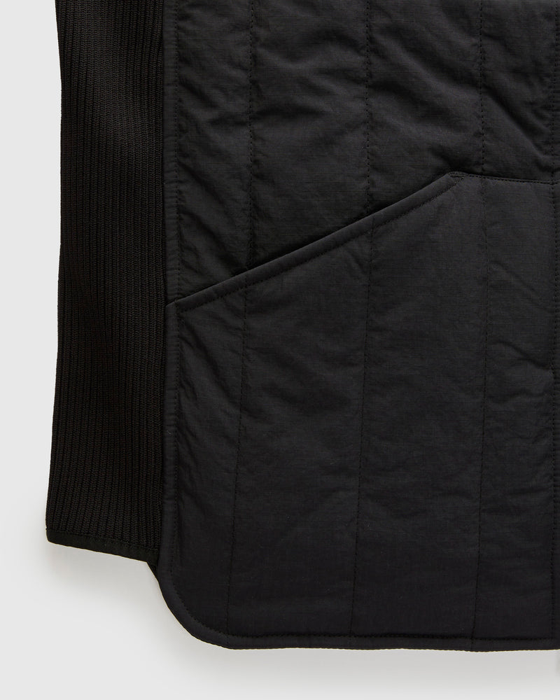 Liner Vest in Black Ripstop