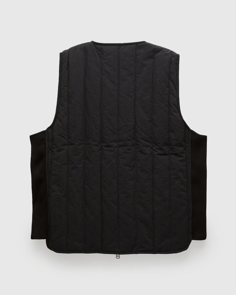 Liner Vest in Black Ripstop
