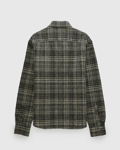 Utility Flannel in Static Plaid
