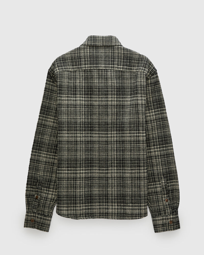 Utility Flannel in Static Plaid