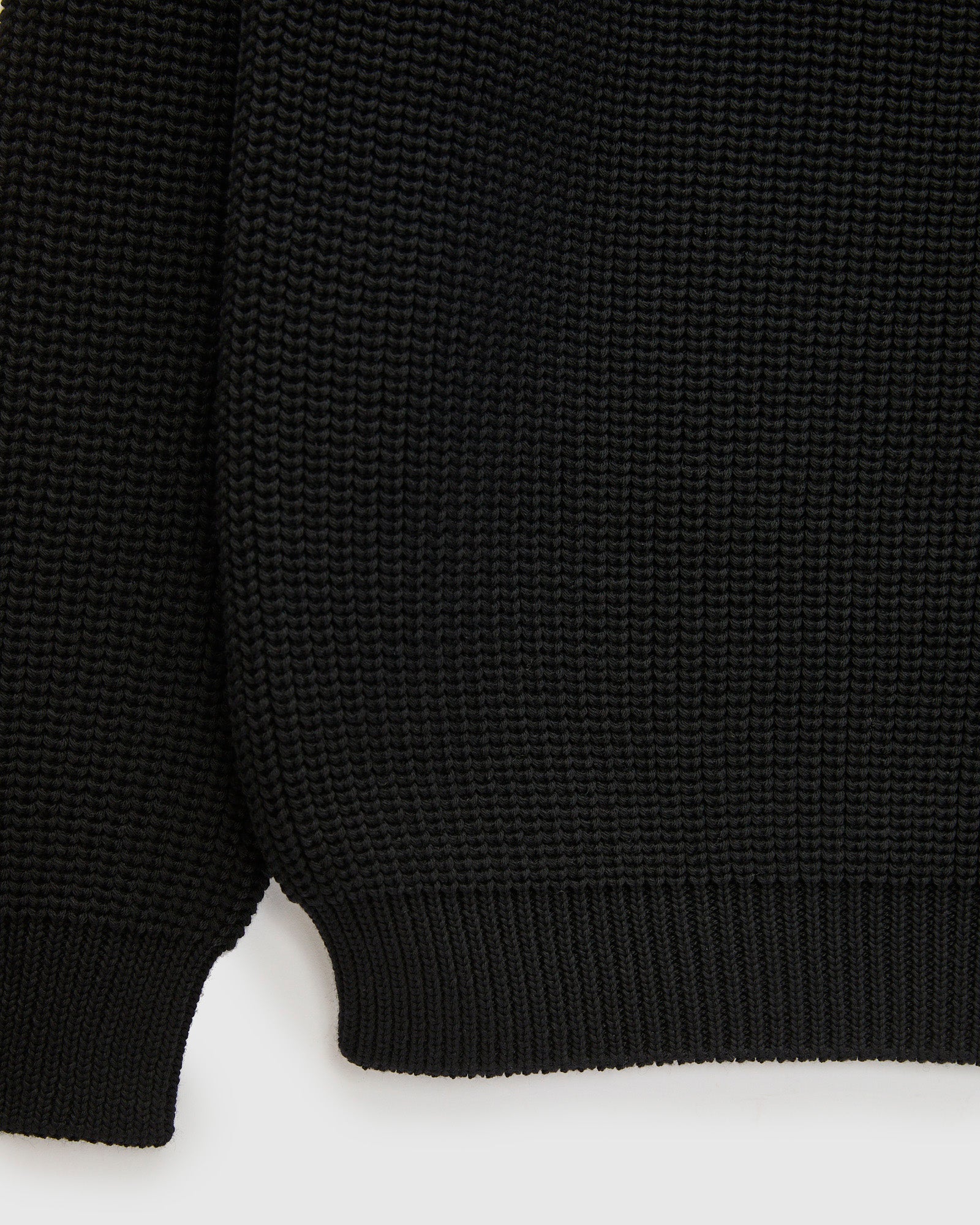 Signature Knit Wool Crewneck in Black – Blue Owl Workshop