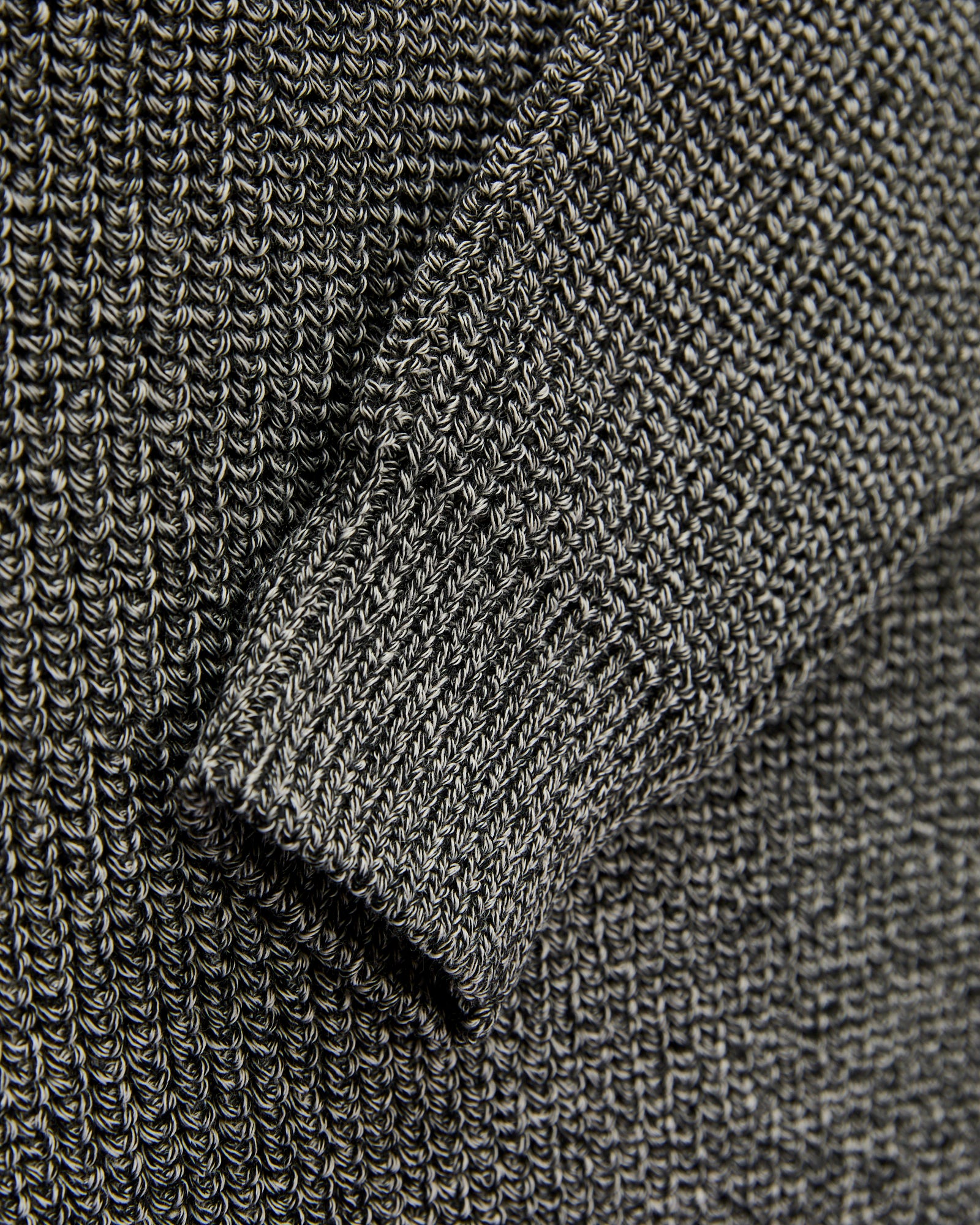 Signature Knit Wool Crewneck in Ivory/Black – Blue Owl Workshop