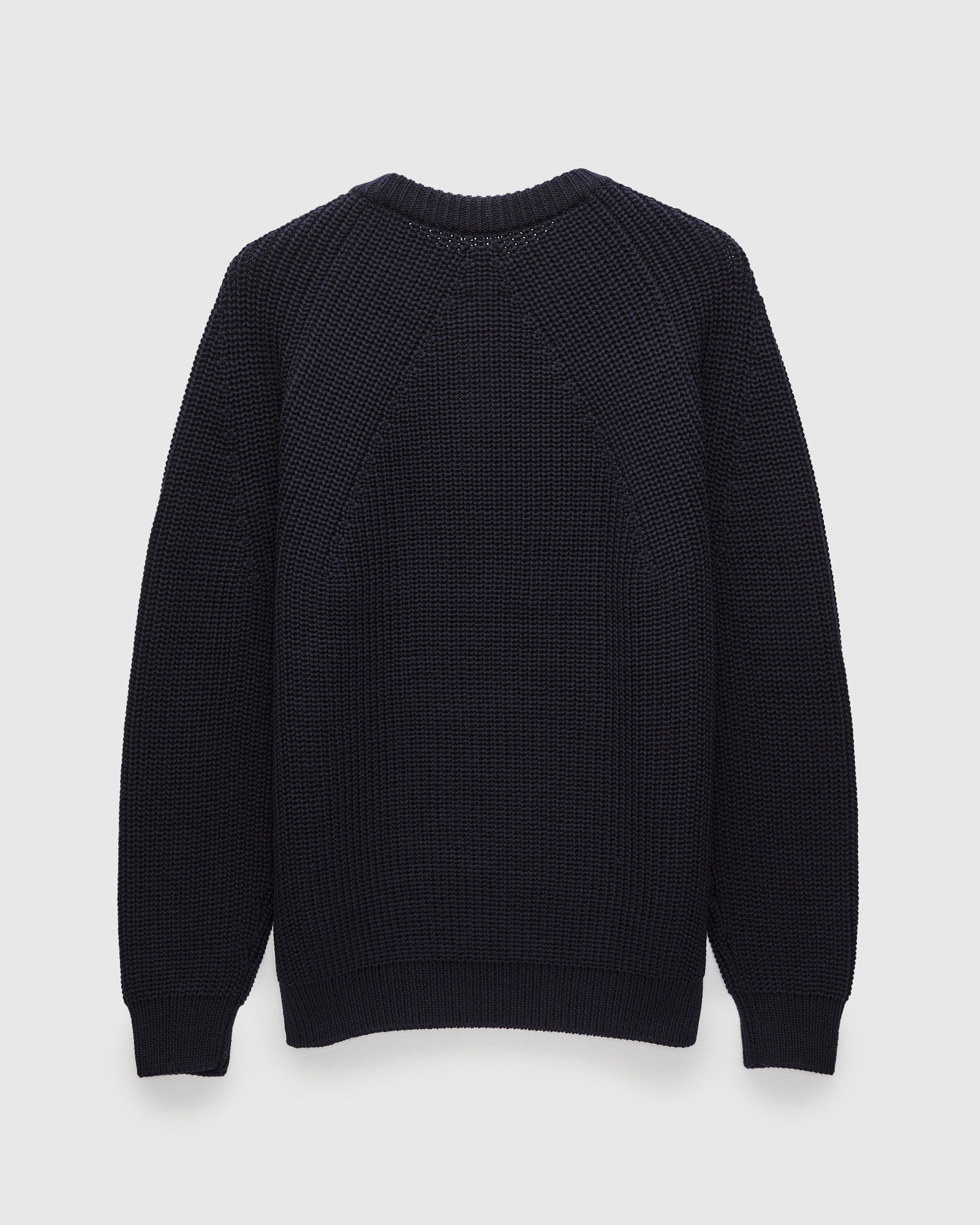 Signature Knit Wool Crewneck in Navy – Blue Owl Workshop
