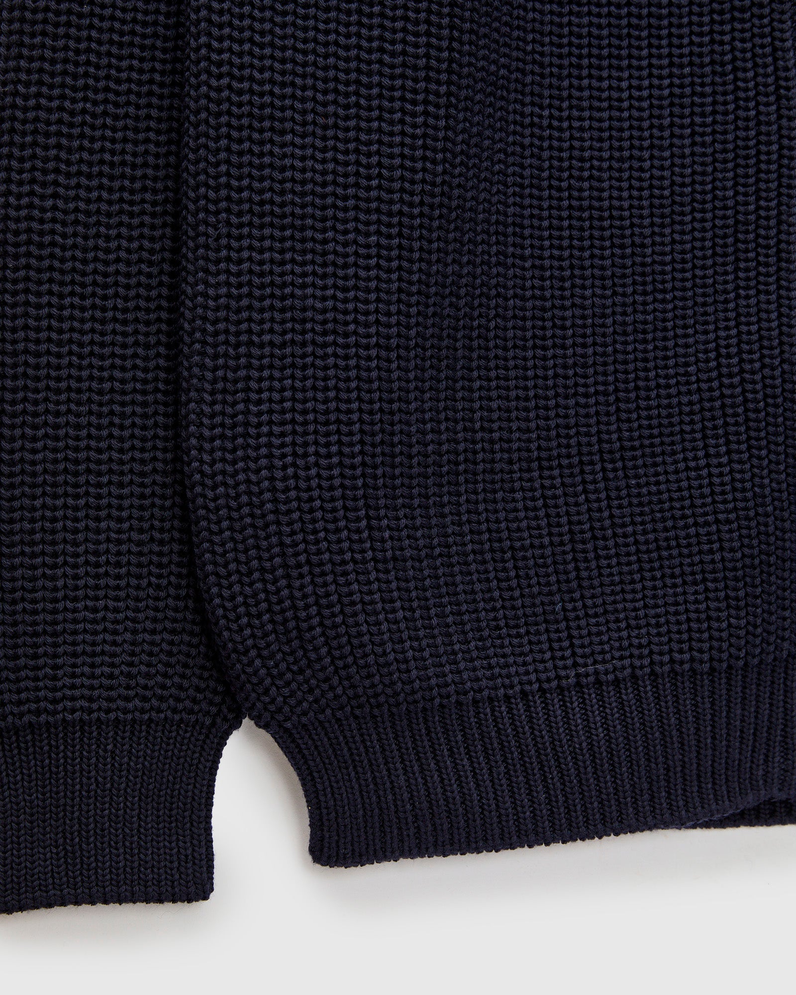 Signature Knit Wool Drivers Zip in Navy – Blue Owl Workshop