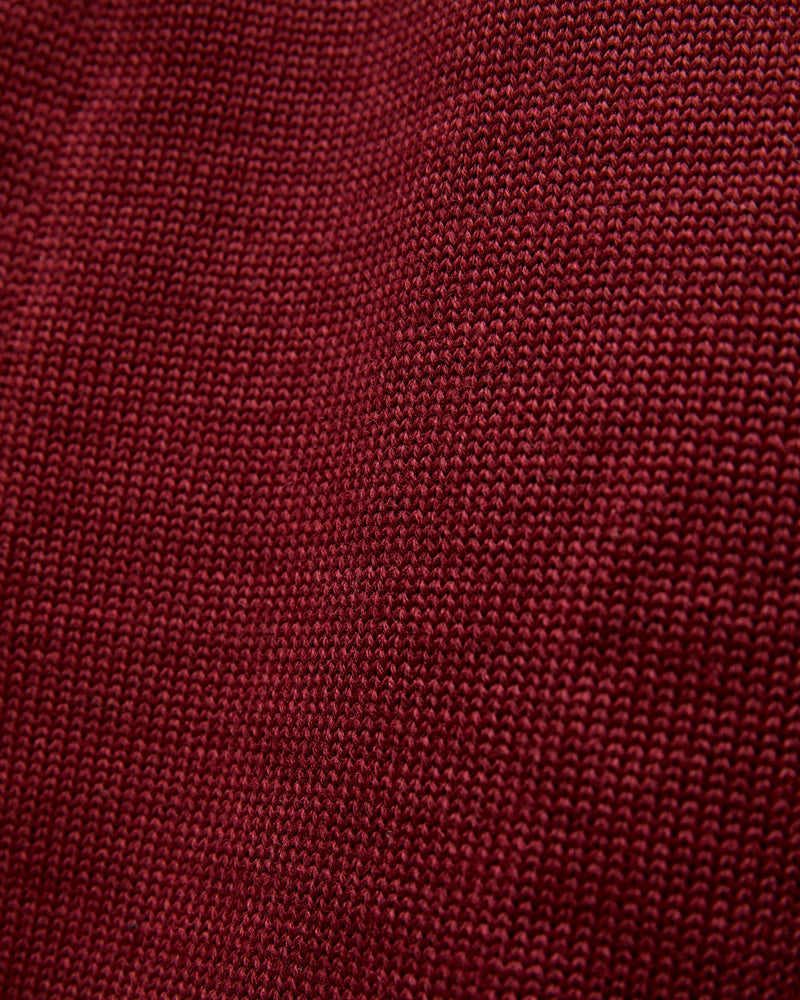 Classic Cardigan in Burgundy