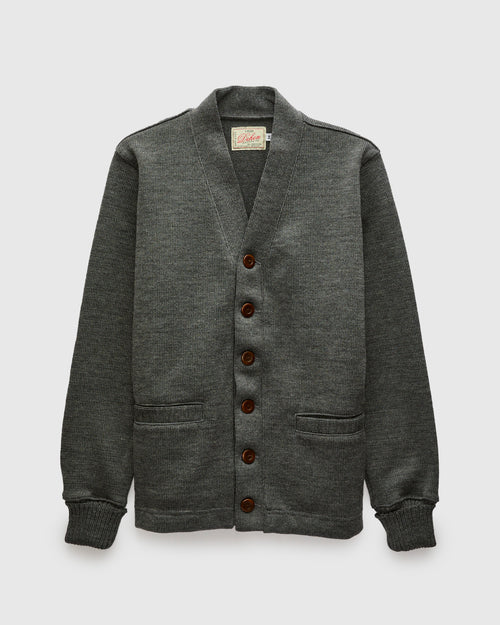 Classic Cardigan in Charcoal