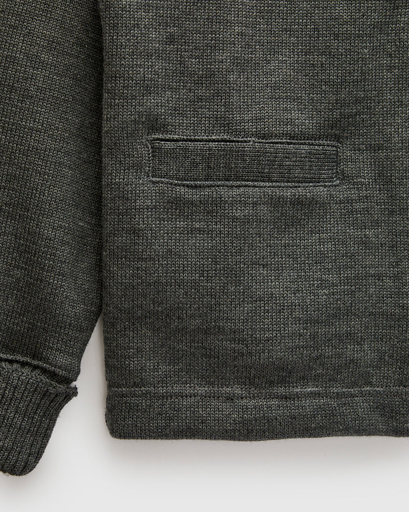 Classic Cardigan in Charcoal
