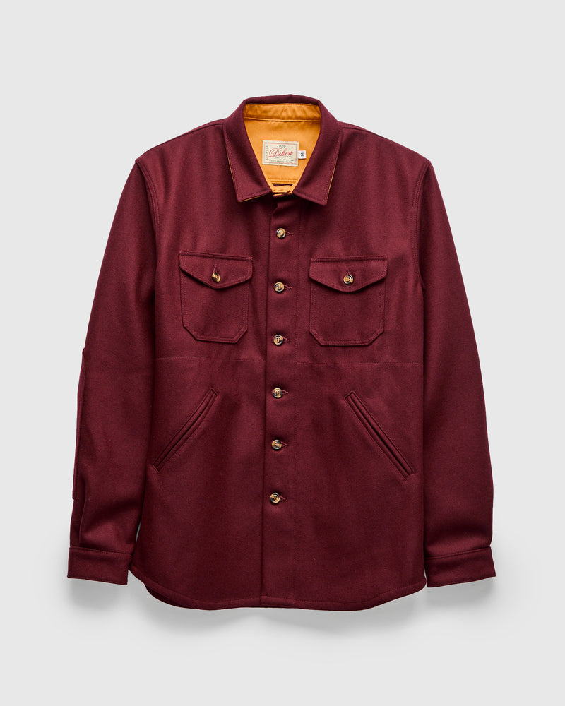 Crissman Overshirt in Burgundy