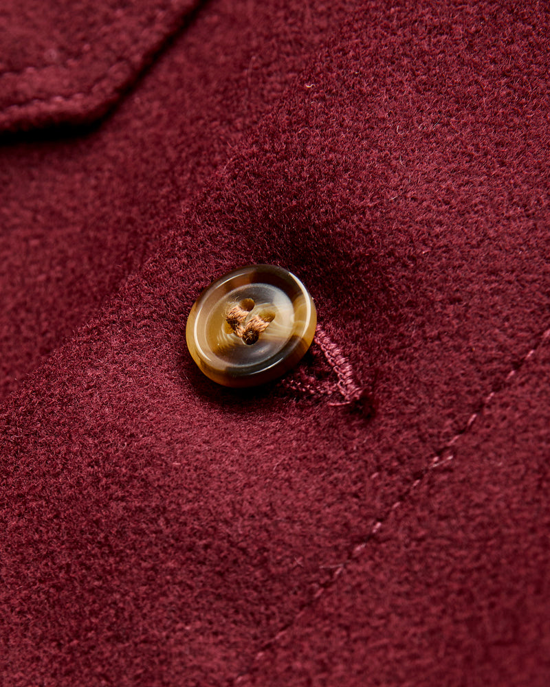 Crissman Overshirt in Burgundy