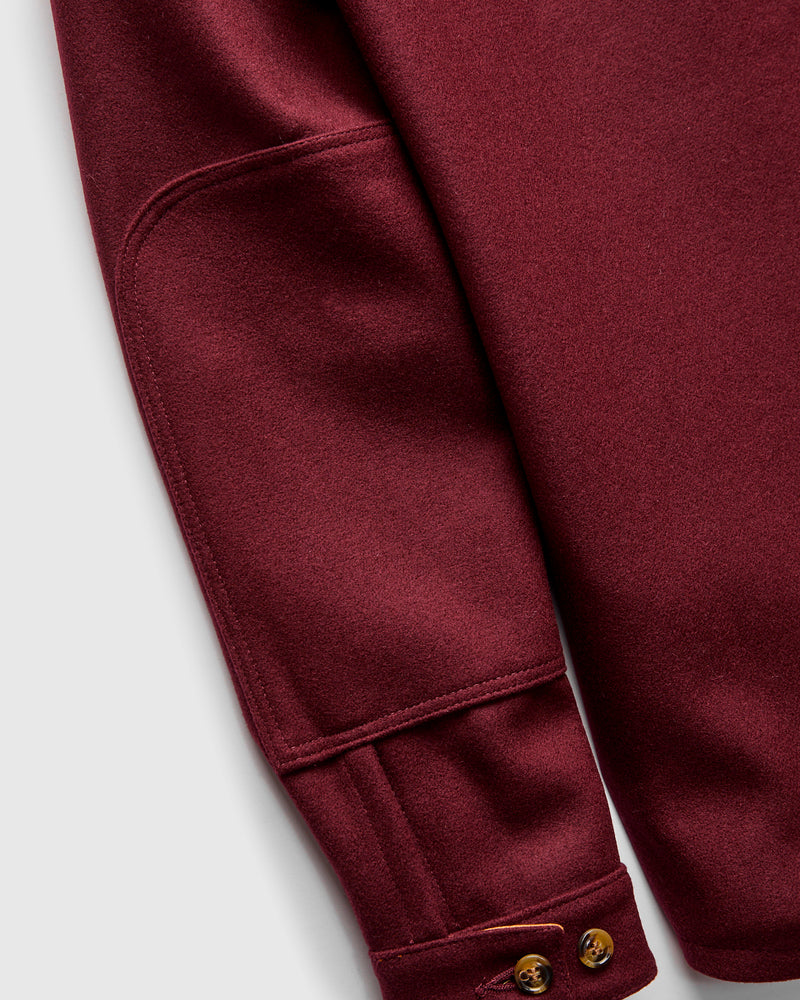 Crissman Overshirt in Burgundy