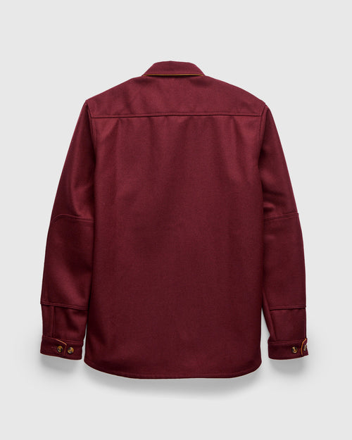 Crissman Overshirt in Burgundy