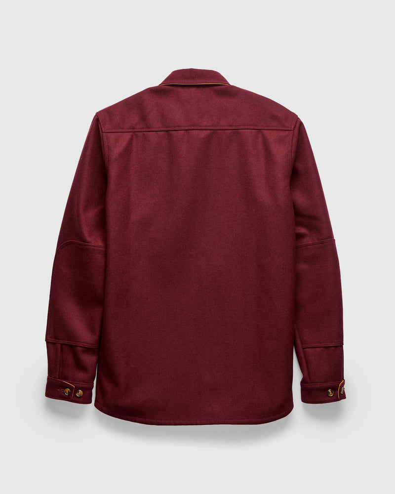Crissman Overshirt in Burgundy