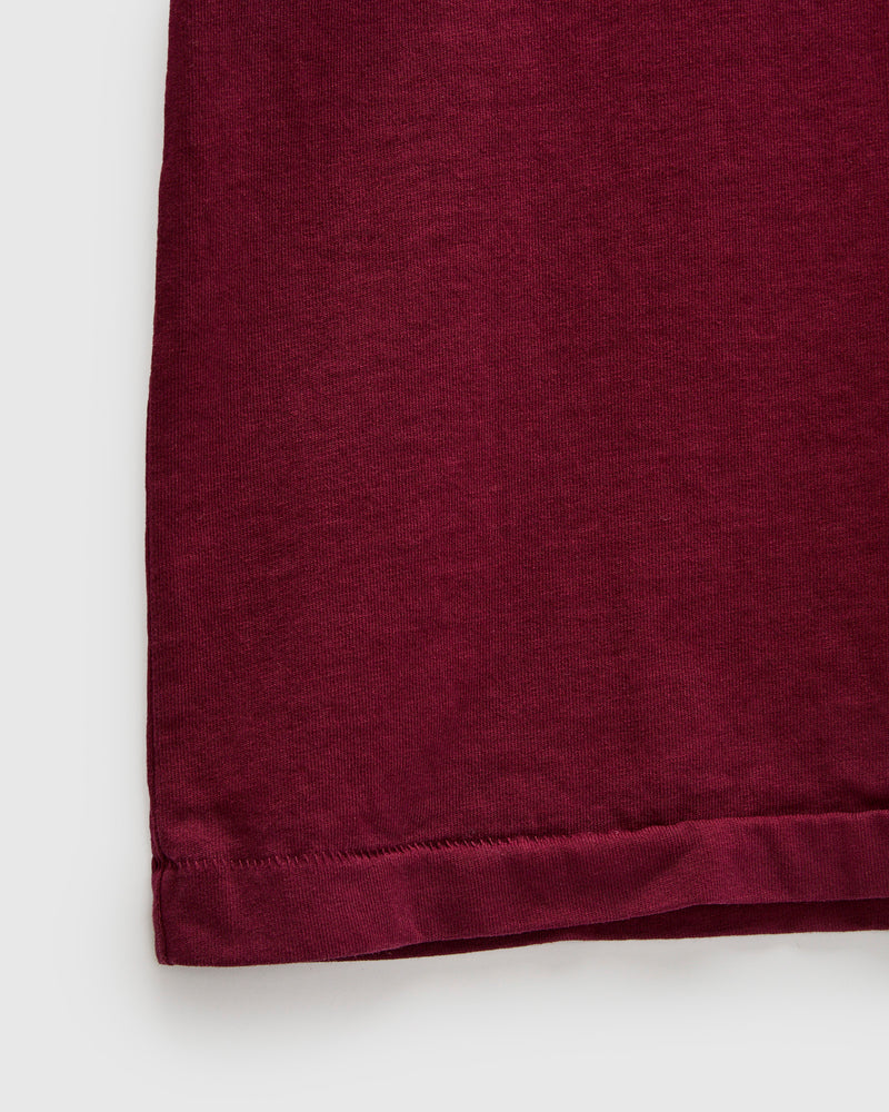Heavy Duty Tee in Burgundy