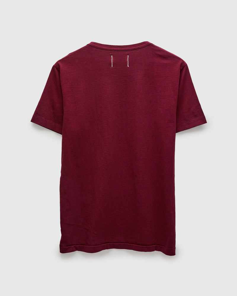 Heavy Duty Tee in Burgundy