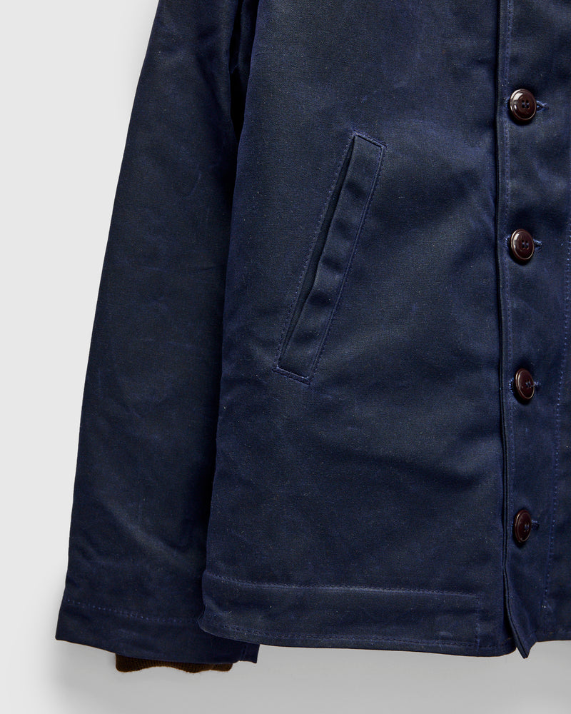 N-1 Deck Jacket in Navy/Brown
