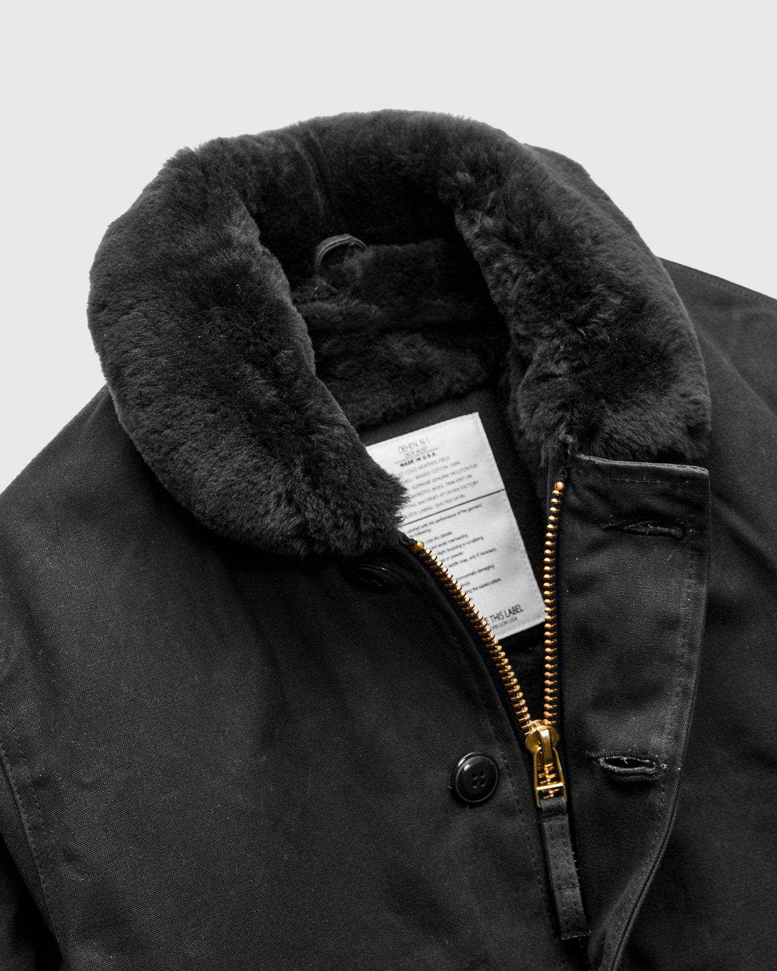 N-1 Deck Jacket in Black – Blue Owl Workshop