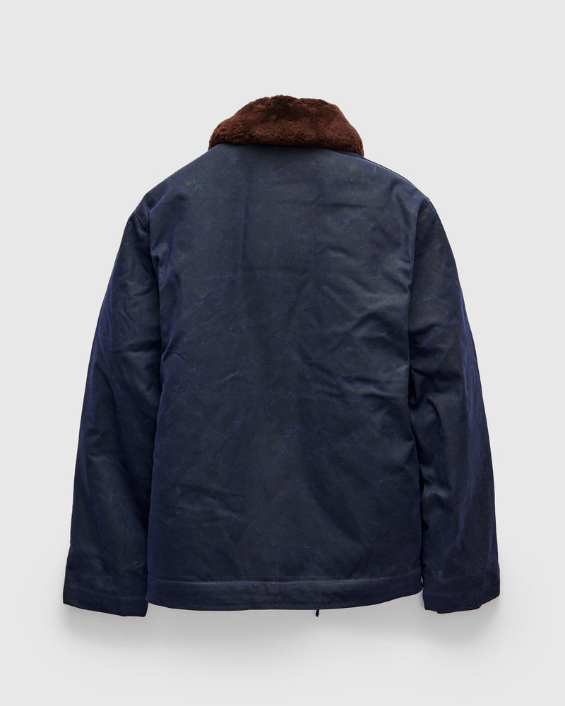 N-1 Deck Jacket in Navy/Brown