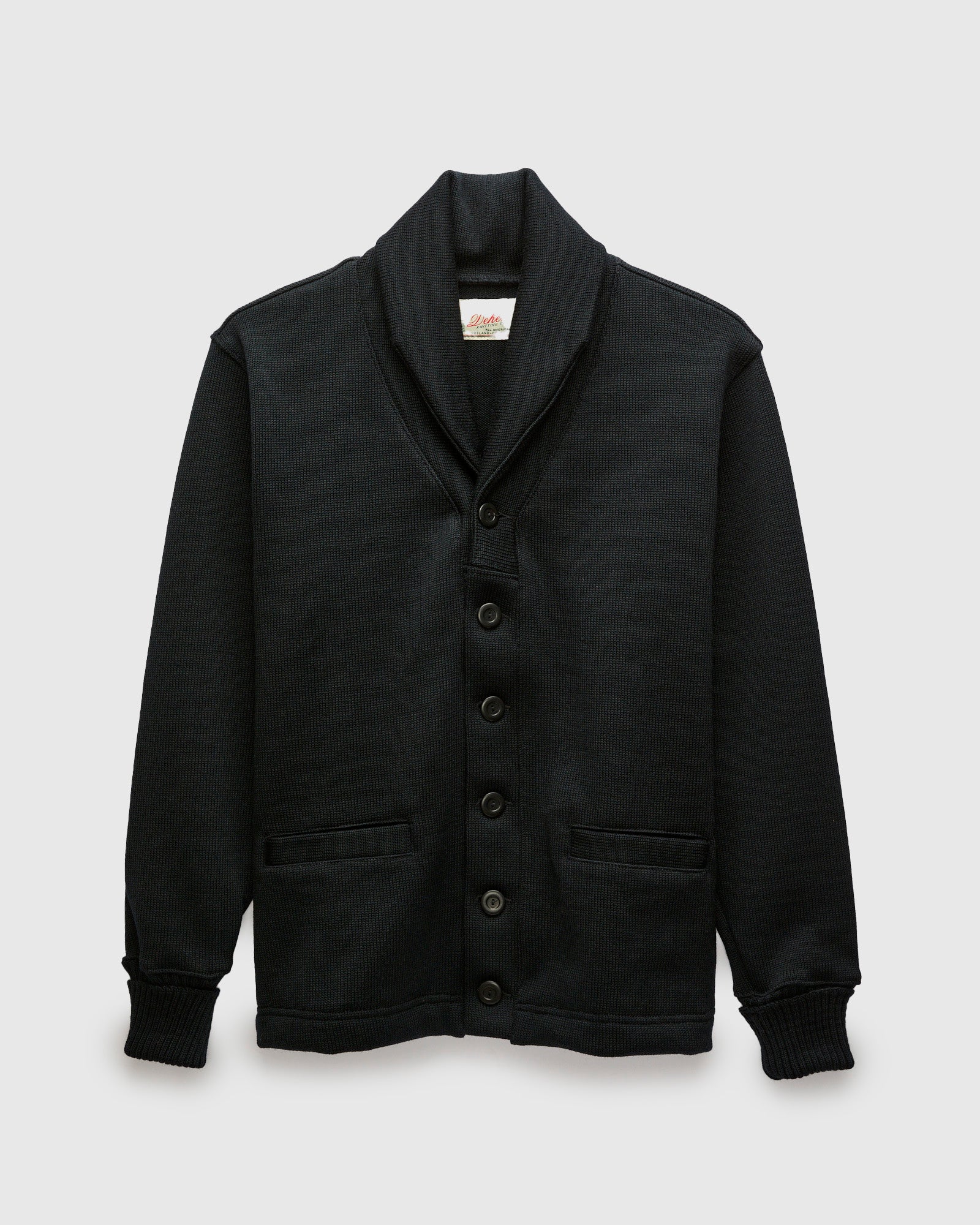 Shawl Sweater Coat in Black – Blue Owl Workshop