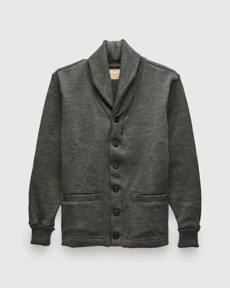 Shawl Sweater Coat in Charcoal