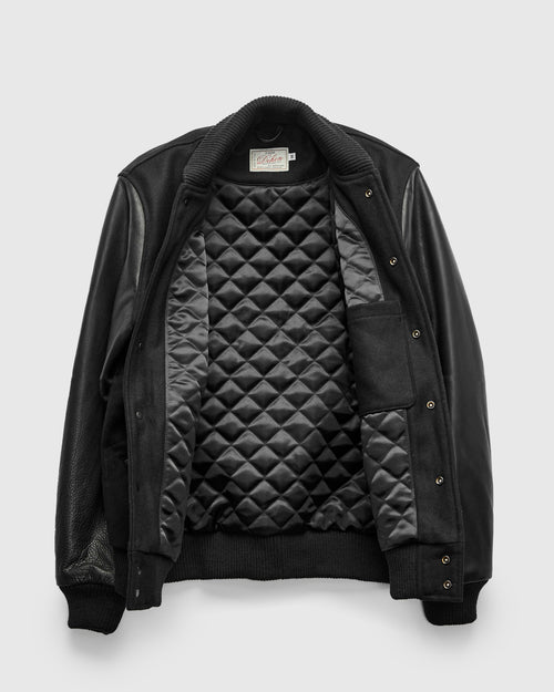 Varsity Jacket in Black