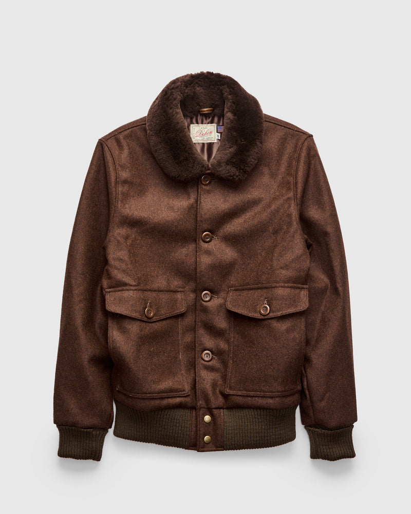 Winston Jacket in Red Oak/Brown
