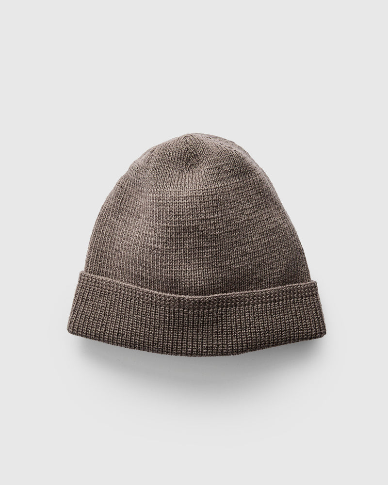 Wool Knit Watch Cap in Smoke