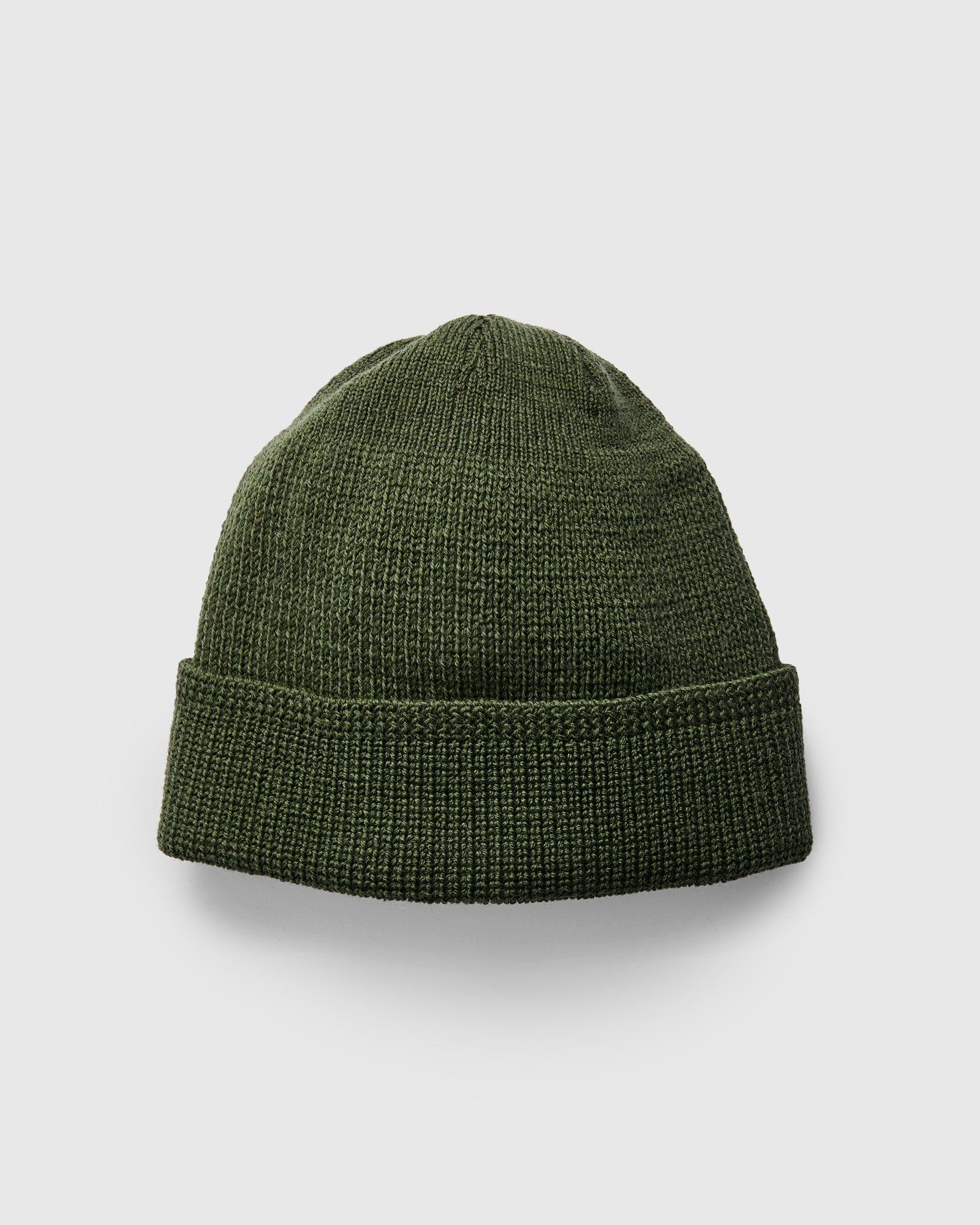Wool Knit Watch Cap in Spruce – Blue Owl Workshop