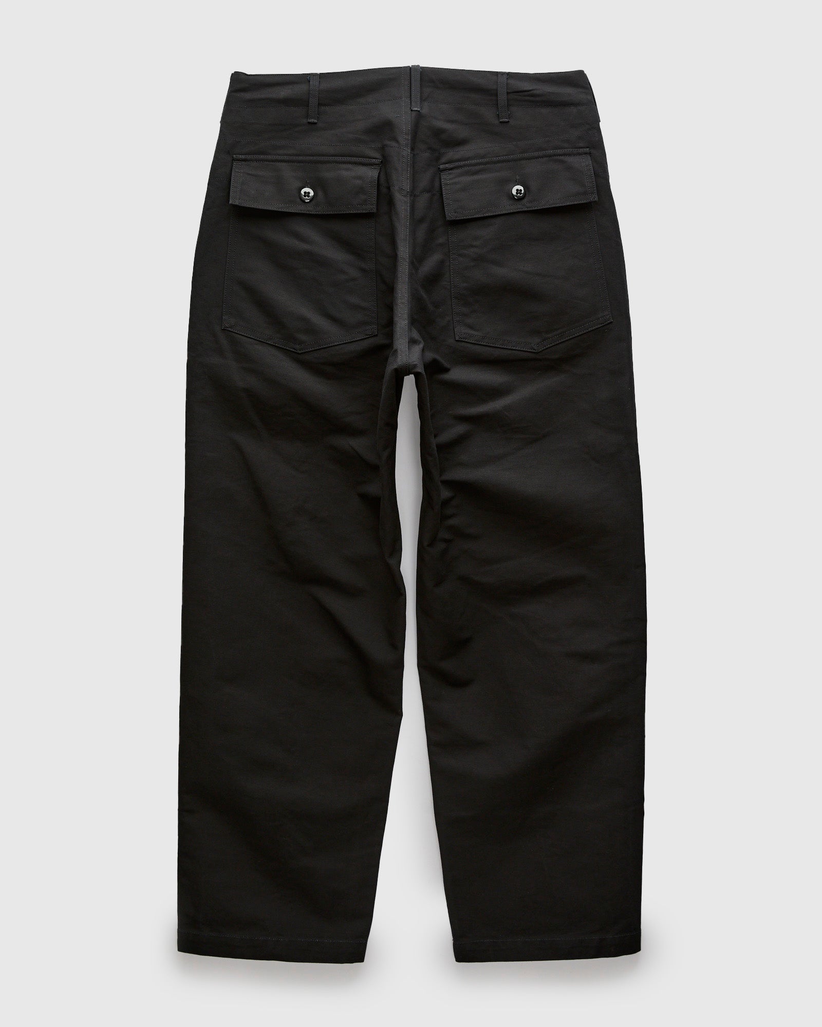 Fatigue Pants in Black Cotton Double Cloth – Blue Owl Workshop