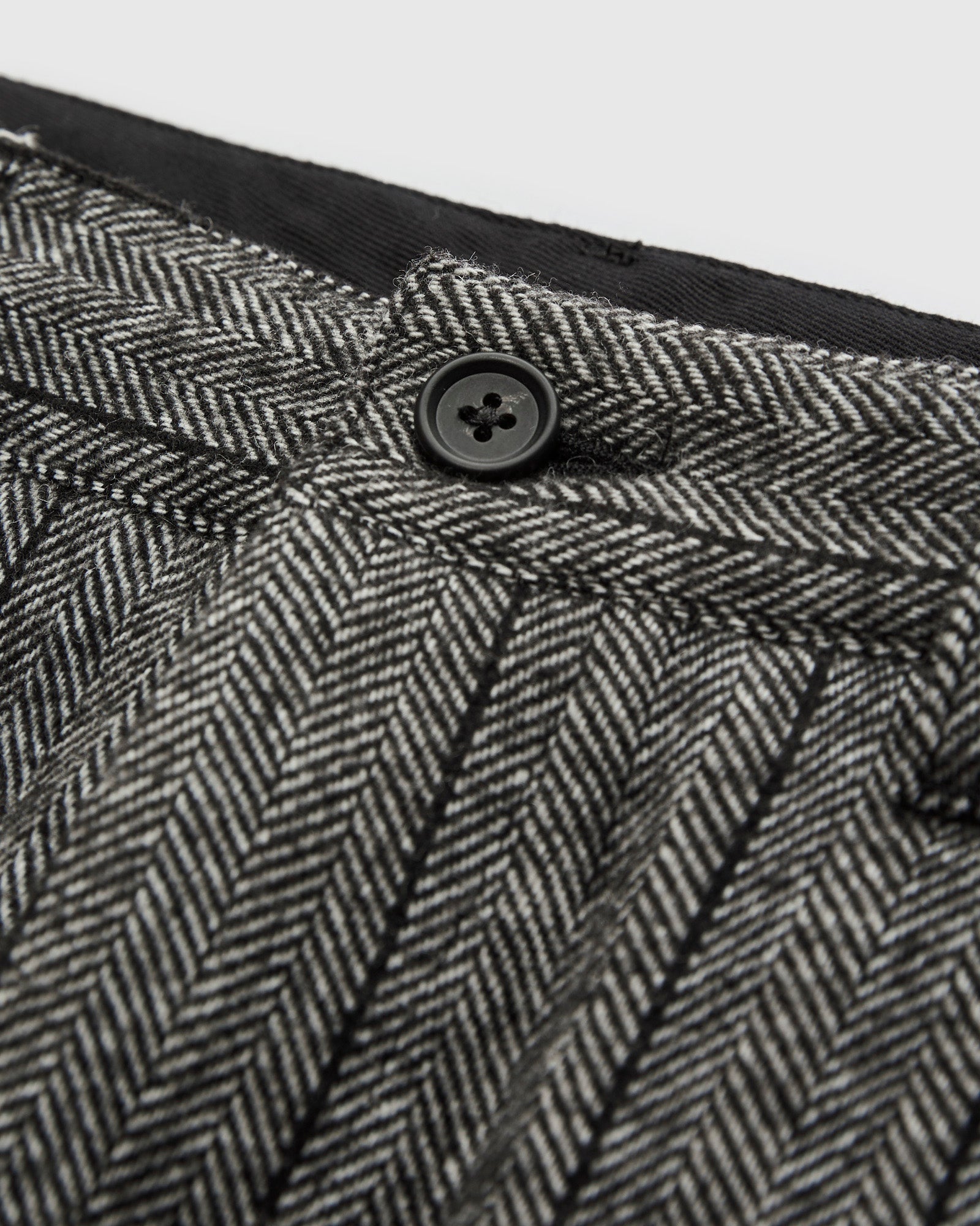 Officer Pants in Dark Grey Wool Striped HB – Blue Owl Workshop