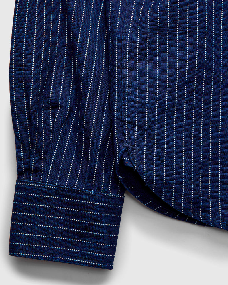 Bodie Shirt in Indigo Wabash