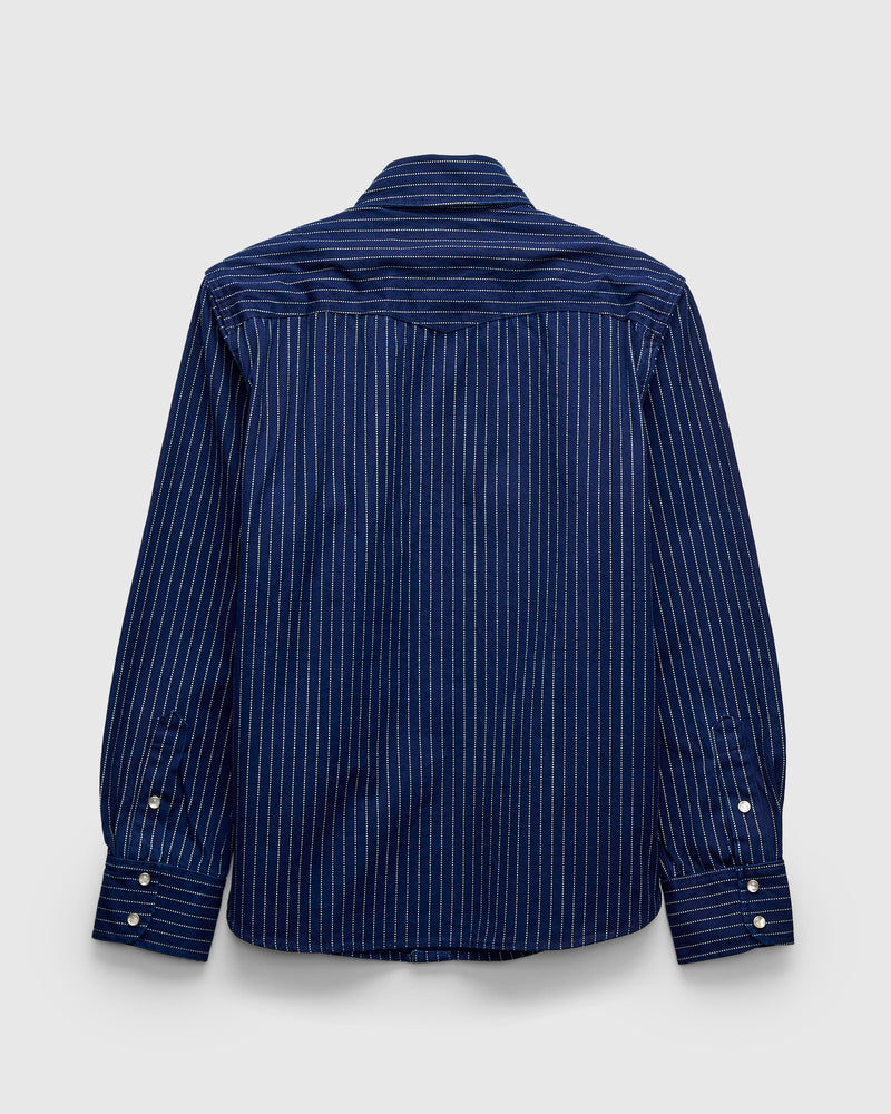 Bodie Shirt in Indigo Wabash