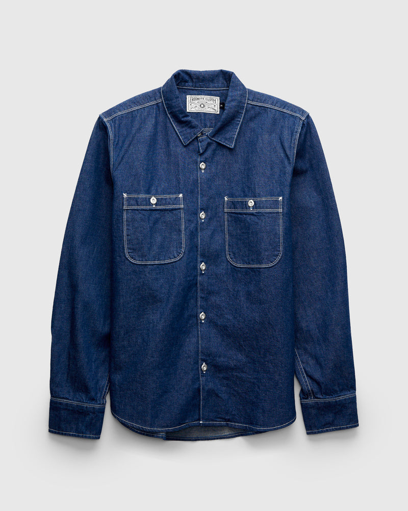 Dayton Workshirt in Blue Denim