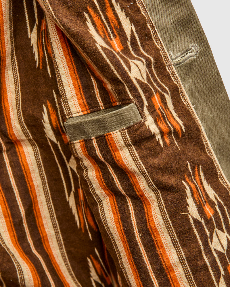 Waxed Canvas Riders Jacket in Tobacco Brown