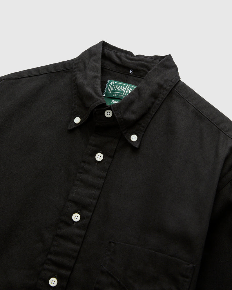 Classic Oxford Button-Down Shirt in Overdye Black