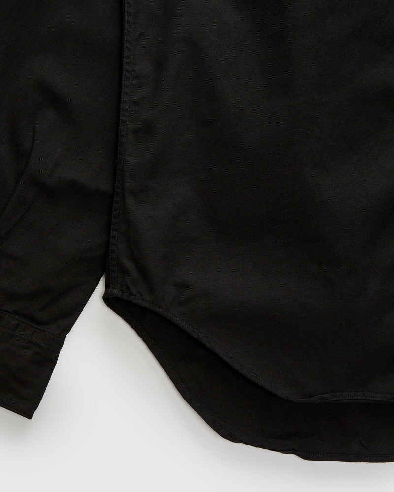 Classic Oxford Button-Down Shirt in Overdye Black