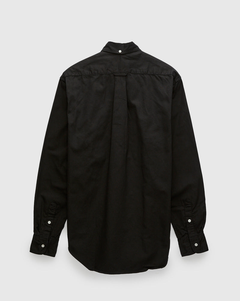 Classic Oxford Button-Down Shirt in Overdye Black
