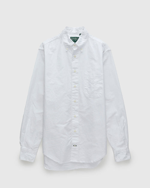 Classic Oxford Button-Down Shirt in White