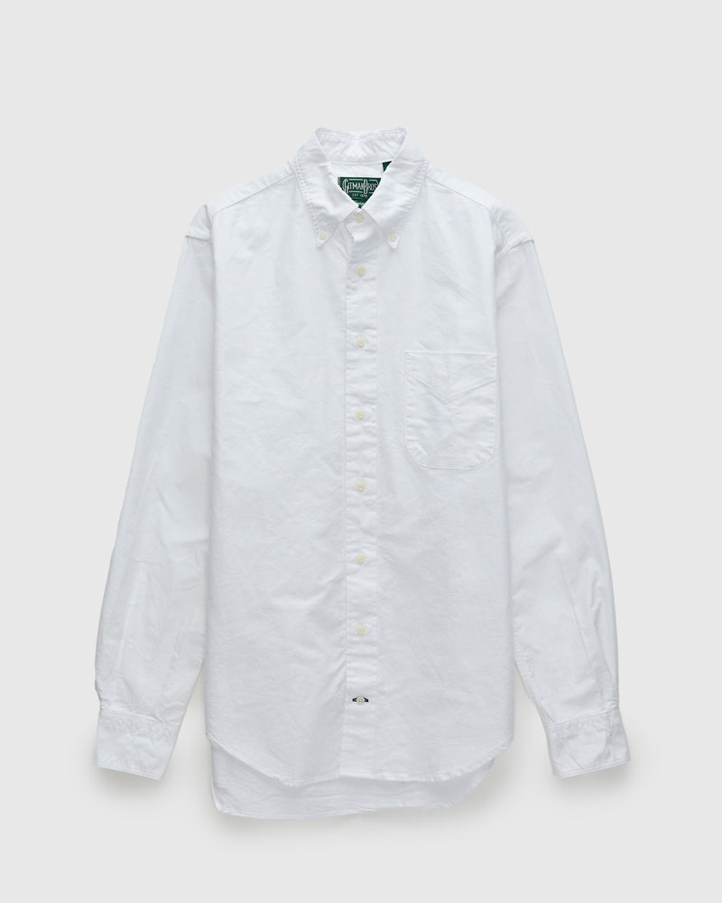 Classic Oxford Button-Down Shirt in White