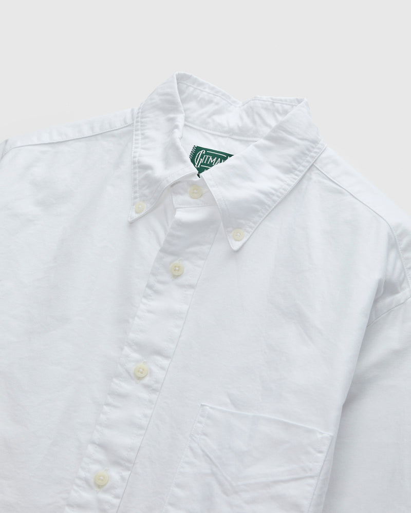 Classic Oxford Button-Down Shirt in White