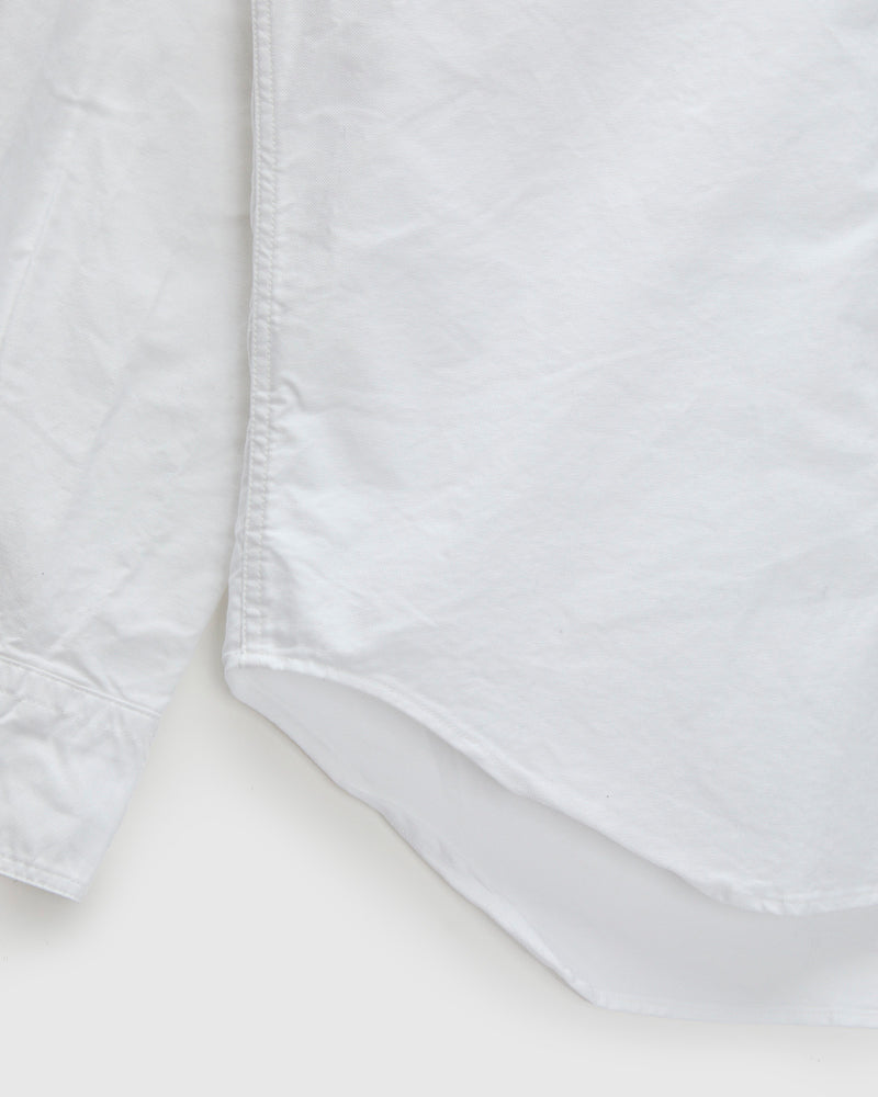 Classic Oxford Button-Down Shirt in White