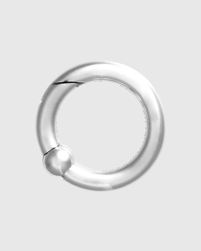 Smooth Spring Ring A in Sterling Silver