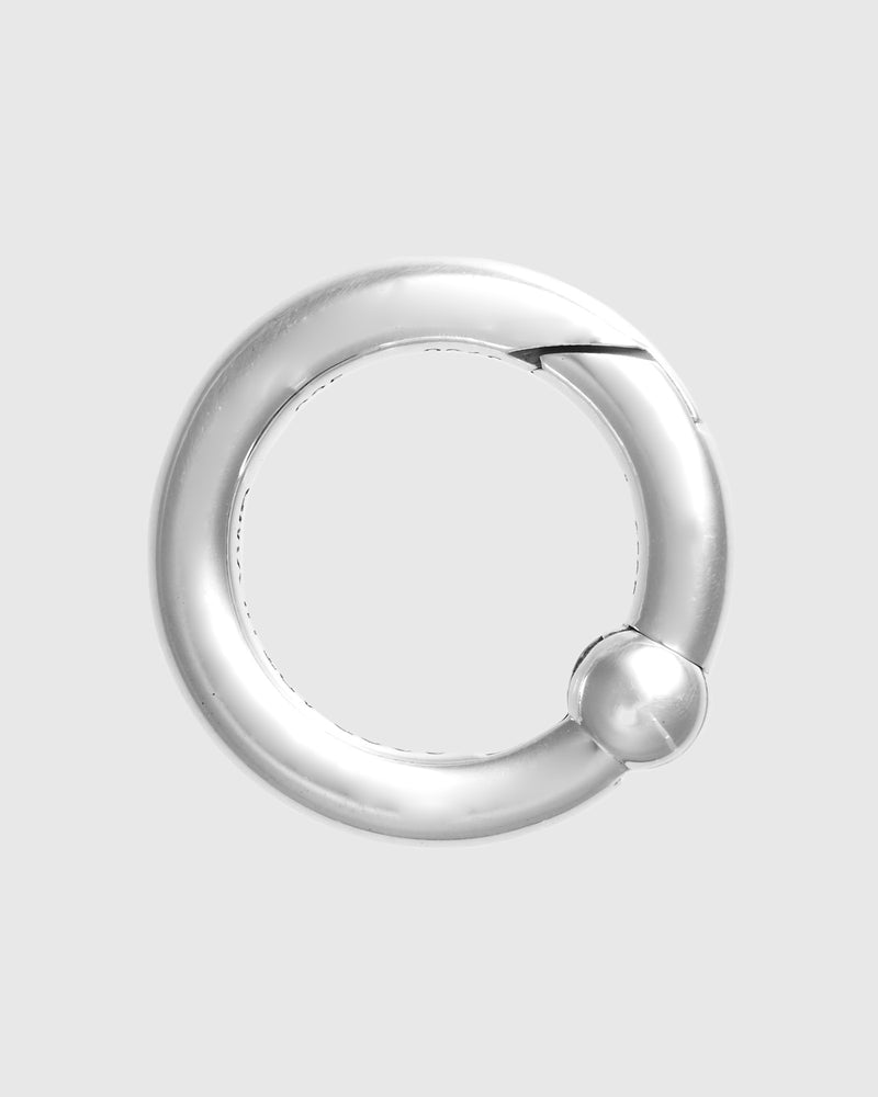 Smooth Spring Ring A in Sterling Silver