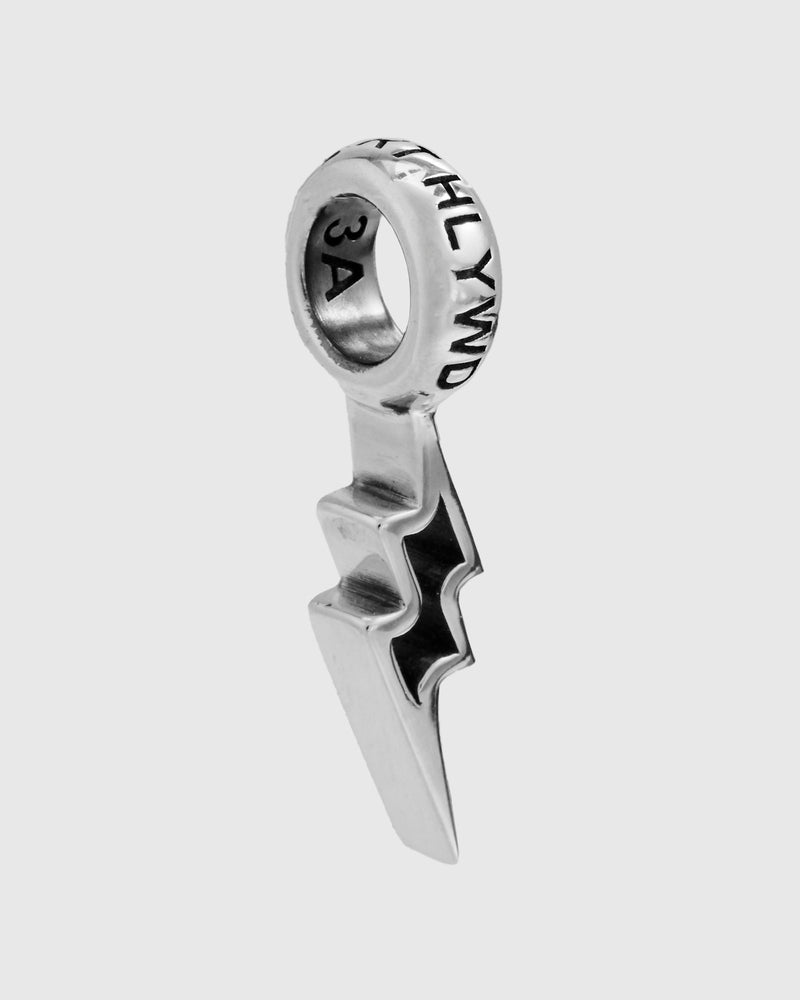 Cutout Shazam! Pendant 3A in Sterling Silver