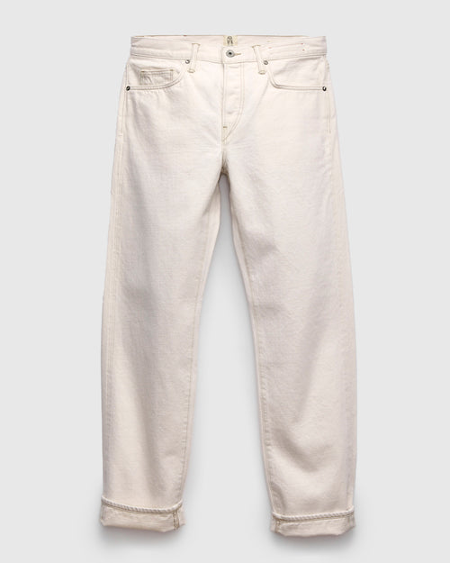 14oz "Ecru" Natural Slub Selvedge Denim - Barrel Wide Straight