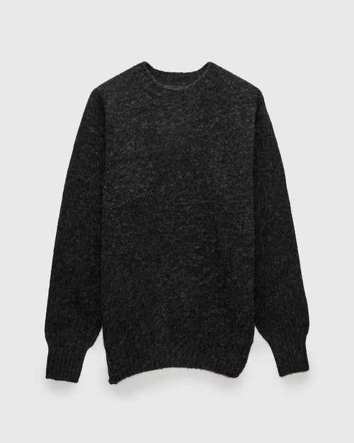 "Birth of the Cool" Wool Sweater in Charcoal