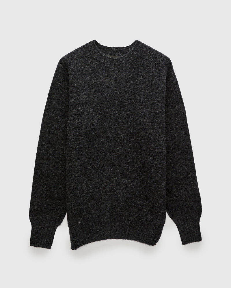 "Birth of the Cool" Wool Sweater in Charcoal